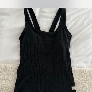 Vuori pile tank in black heather